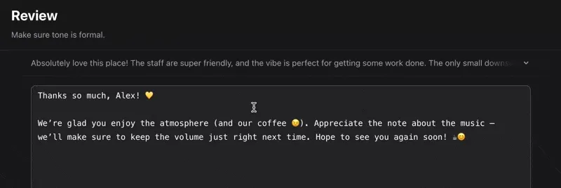 EnforcedFlow's focused UX with expandable source
content